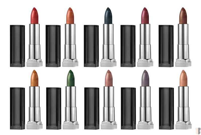 Attractive New Maybelline Colour Sensational Matte Metallic Lipsticks – Broke and Stunning